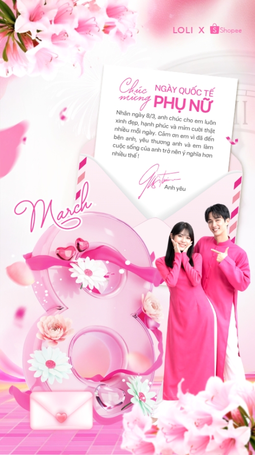 Chúc mừng ngày Quốc tế phụ nữ 8/3