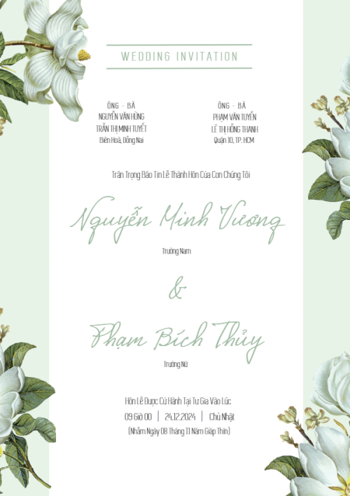 Hoa Mộc Lan, hoa lá, thiên nhiên, floral, vintage,  hiện đại