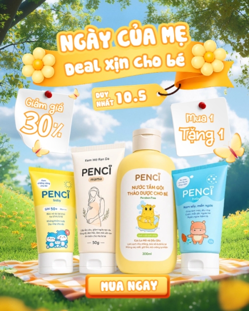 Ngày của mẹ deal cho bé