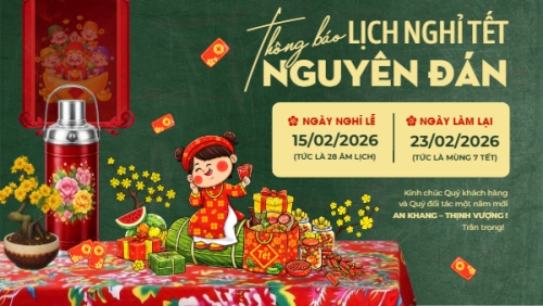 Thông báo nghỉ tết Nguyên Đán