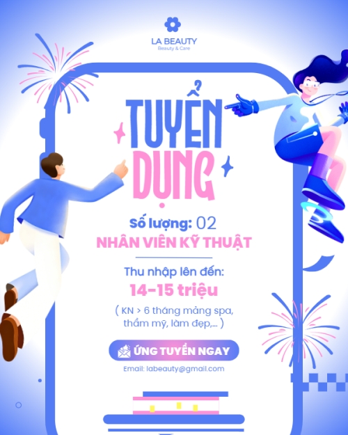 Tuyển dụng kỹ thuật viên
