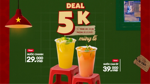2/9, Quốc Khánh, lễ hội, Việt Nam, nước uống, juice, giải khát, F&B, drink, cổ điển, vintage, retro, classic