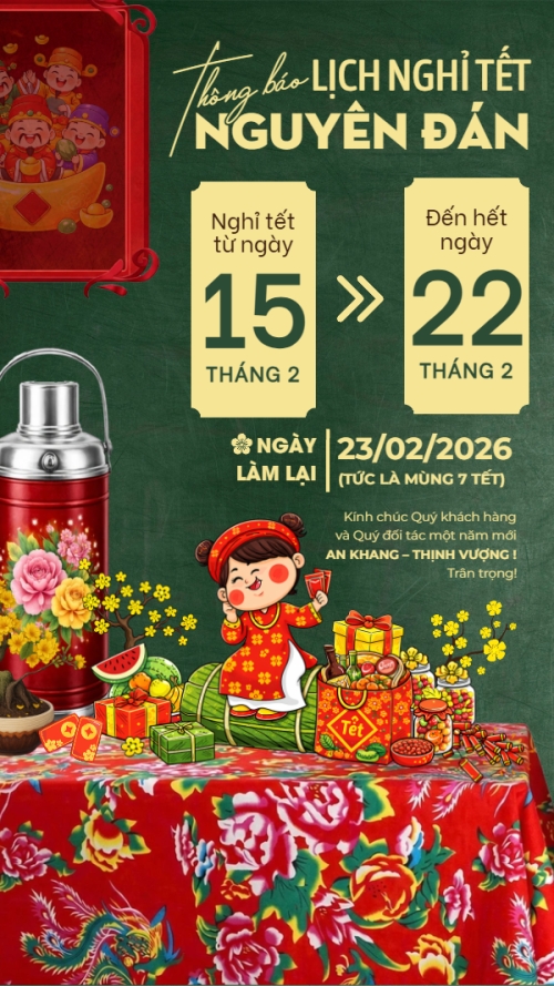 Thông báo nghỉ tết Nguyên Đán