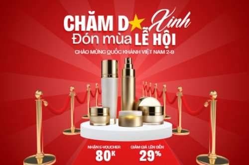 2/9, Quốc Khánh, lễ hội, Việt Nam, làm đẹp, spa, beauty, thẩm mỹ, skincare, hiện đại, modern