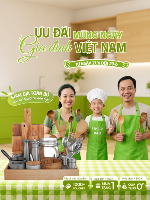 Ưu đãi mừng ngày gia đình Việt Nam