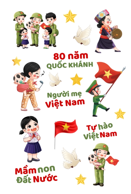2/9, Quốc Khánh, lễ hội, Việt Nam, sự kiện, event, dễ thương, cute