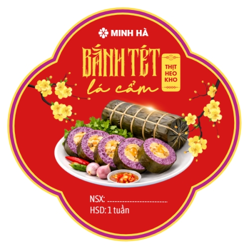 Bánh tét lá cẩm