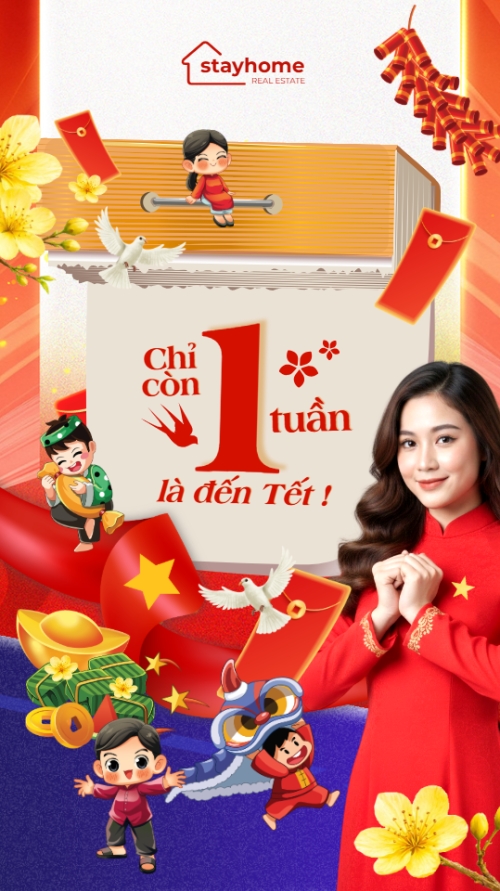 Chỉ còn 1 tuần nữa là đến tết