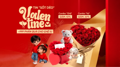 Tin sốt dẻo Valentine