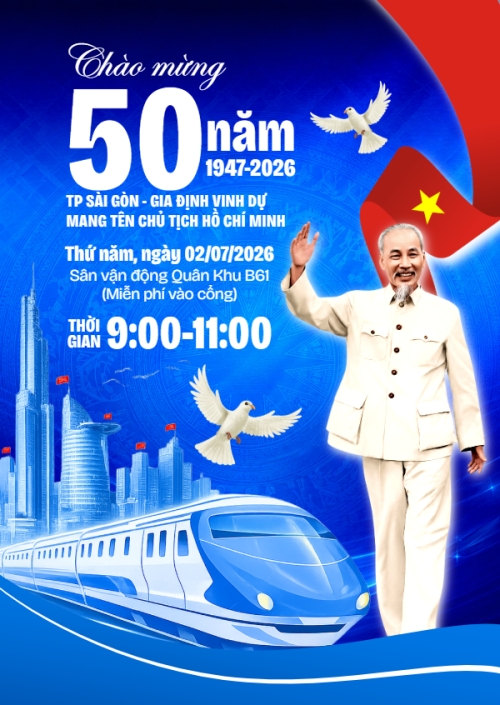 Kỷ niệm 50 năm TP Sài Gòn Gia định vinh dự mang tên Chủ tịch Hồ Chí Minh