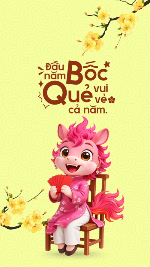 Đầu năm bốc quẻ vui vẻ cả năm