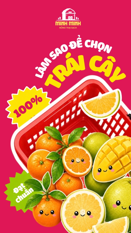 Làm sao để chọn trái cây đạt chuẩn