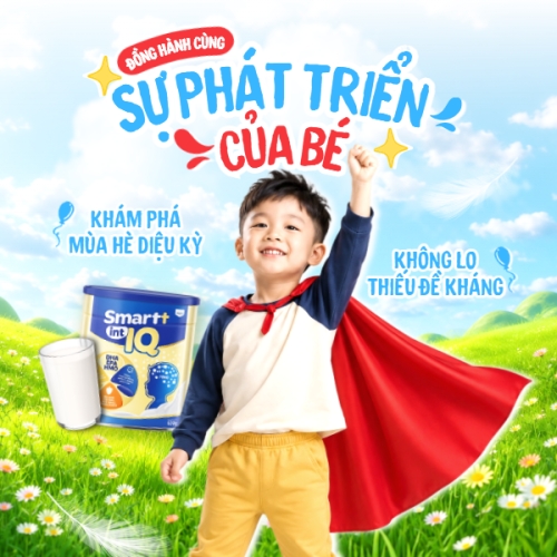 Đồng hành cùng sự phát triển của bé