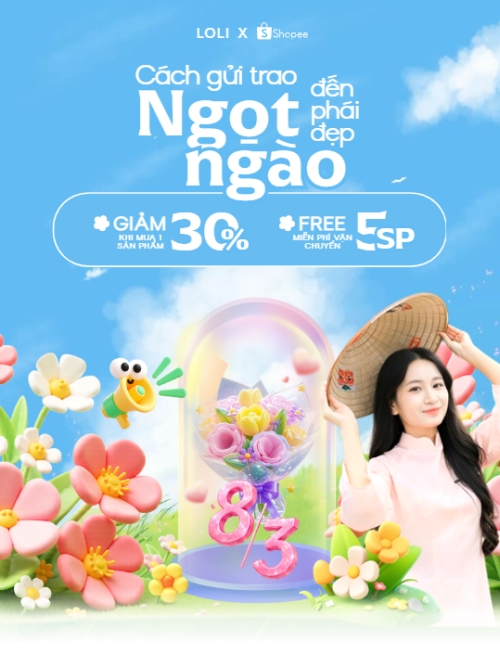 Cách gửi trao ngọt ngào đến phái đẹp