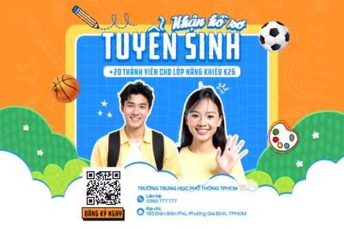 Nhận hồ sơ tuyển sinh