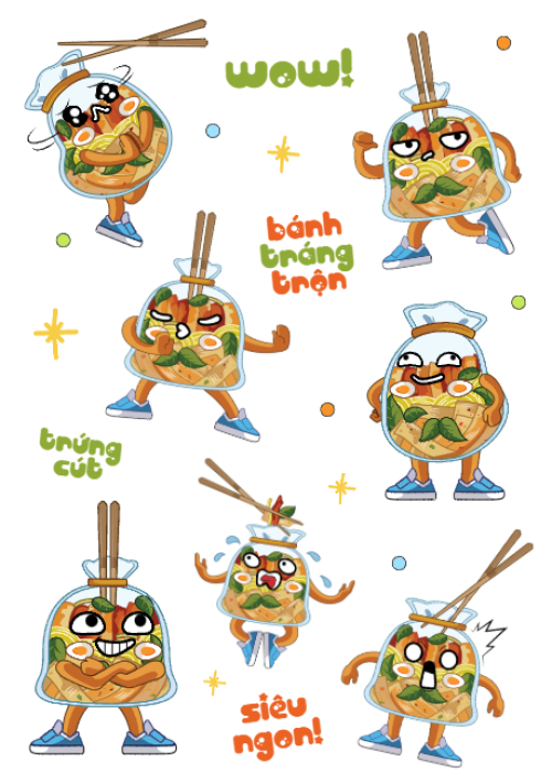 Bánh tráng trộn, Đồ ăn, food, thực phẩm, ẩm thực, món ăn, F&B, nhà hàng, thức ăn