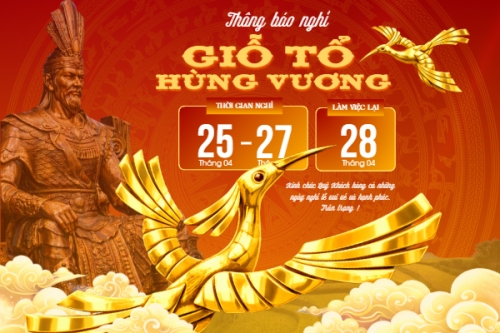 Lịch nghỉ lễ Giỗ Tổ Hùng Vương