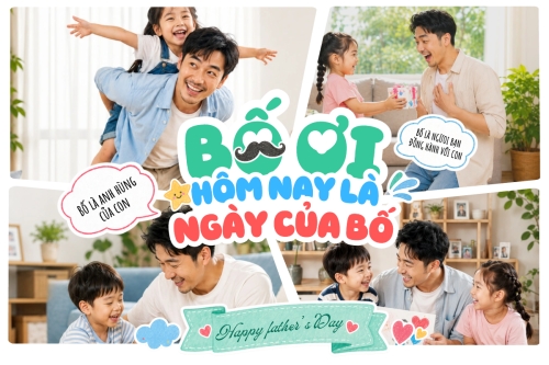 Bố ơi hôm nay là ngày của bố