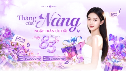 Tháng của nàng ngập tràn ưu đãi