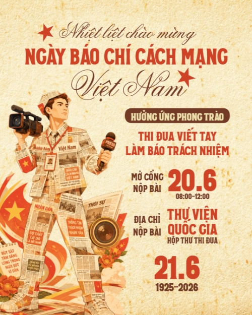 Chào mừng ngày Báo chí Cách mạng Việt Nam 21/6