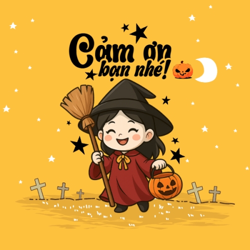 Halloween, lễ hội ma quái, sự kiện, event, dễ thương, cute, chibi, hoạt hình, cartoon