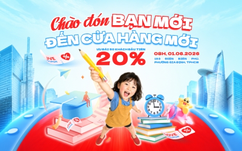 Chào đón bạn mới đến cửa hàng mới