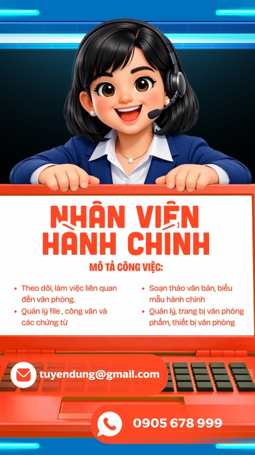 Tuyển dụng nhân viên hành chính