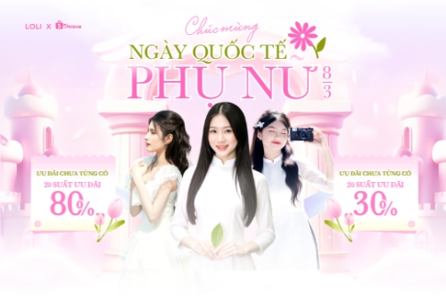 Chúc mừng ngày Quốc tế phụ nữ 8/3