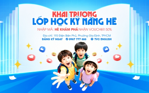 Khai trương lớp học kỹ năng hè