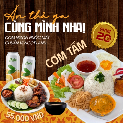 Cơm tấm, Món ăn Việt Nam, đồ ăn, food, thực phẩm, ẩm thực, món ăn, F&B, thức ăn, cổ điển, vintage, retro, classic, truyền thống