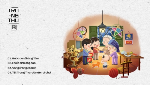 Trung thu, Tết Đoàn Viên, mid-autumn festival, sự kiện, event, dễ thương, cute, chibi, hoạt hình, cartoon