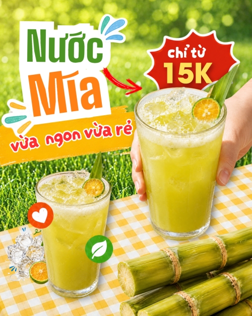 Nước mía ngon rẻ