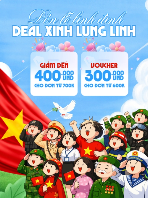 Đón lễ linh đình Deal xinh lung linh