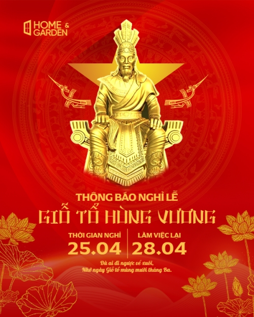 Thông báo nghỉ lễ Giỗ tổ Hùng Vương 2026