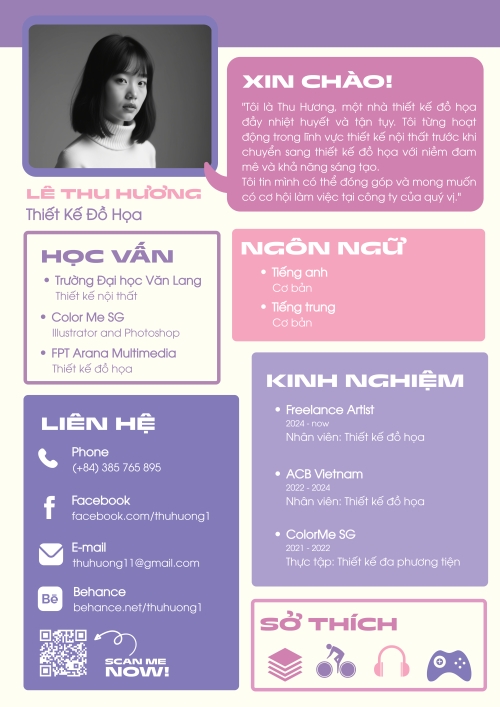 Graphic design, designer, thiết kế, truyền thông, social, dễ thương, cute