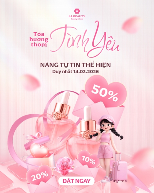 Tỏa hương thơm tình yêu nàng tự tin thể hiện