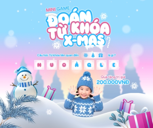 Mini game đoán từ khóa x-mas