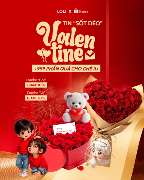 Tin sốt dẻo Valentine
