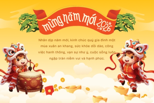 Mừng năm mới 2026