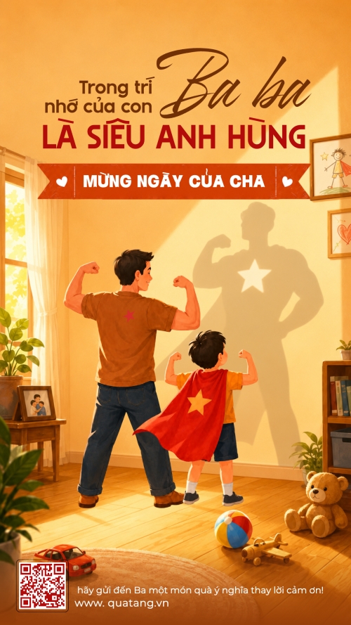 Ba ba là siêu anh hùng