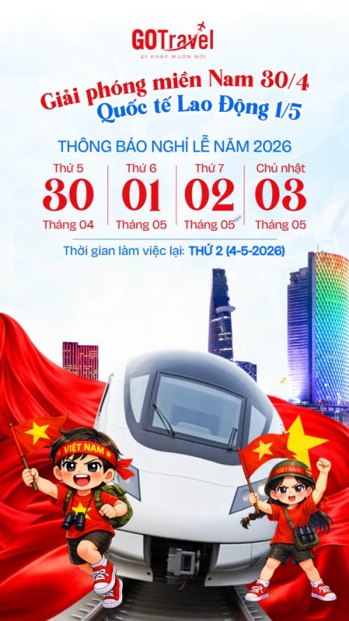 Thông báo nghỉ lễ Giải phóng miền Nam 30/4 và Quốc tế Lao động 1/5
