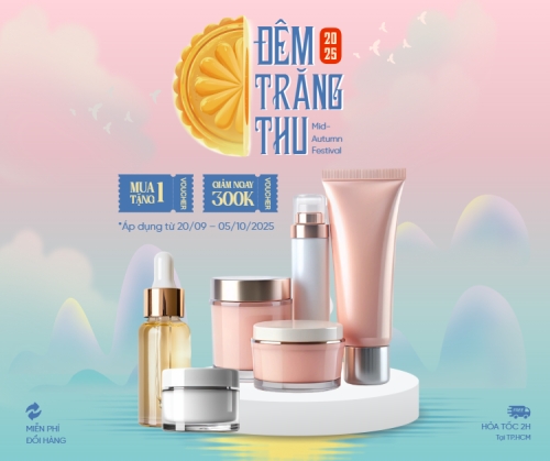 Trung thu, Tết Đoàn Viên, mid-autumn festival, sự kiện, event, lễ hội, festival, mỹ phẩm, beauty, làm đẹp, sale, giảm giá, dễ thương, cute
