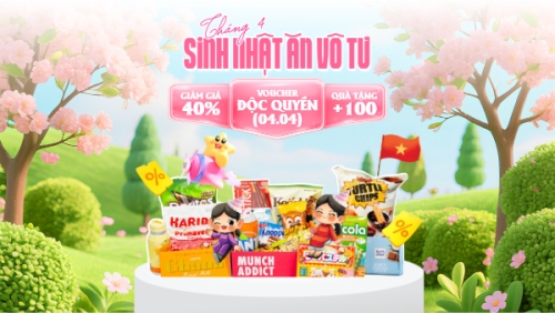 Tháng 4 sinh nhật ăn vô tư