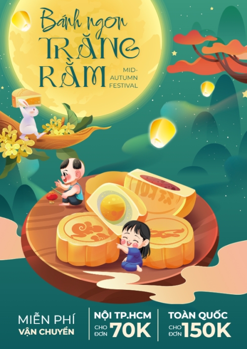 Trung thu, Tết Đoàn Viên, mid-autumn festival, sự kiện, event, lễ hội, festival, ẩm thực, food, bánh trung thu, cute, dễ thương