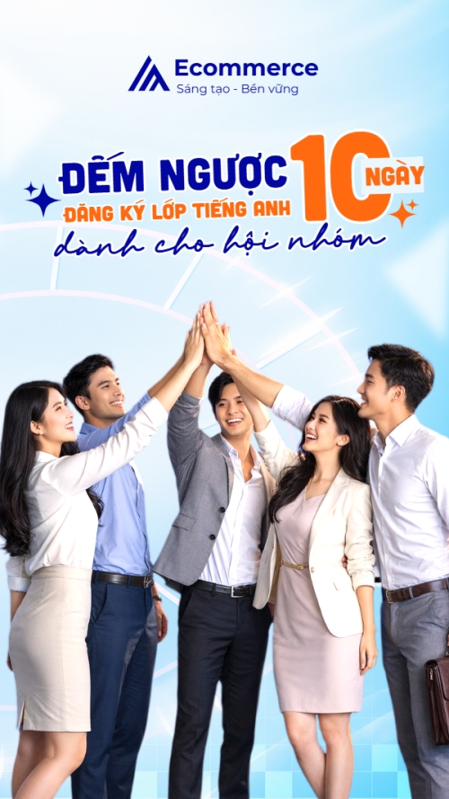 Đếm ngược 10 ngày đăng ký lớp tiếng Anh