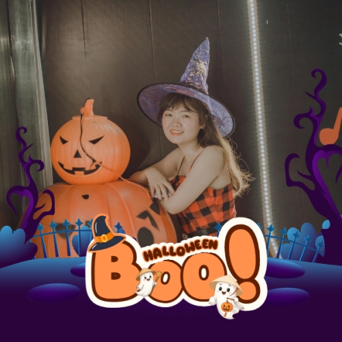 Halloween, lễ hội ma quái, sự kiện, event, dễ thương, cute, chibi, hoạt hình, cartoon