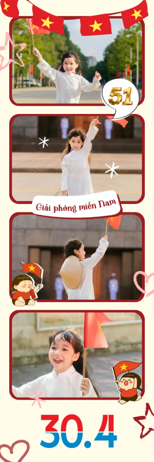 Em bé yêu nước