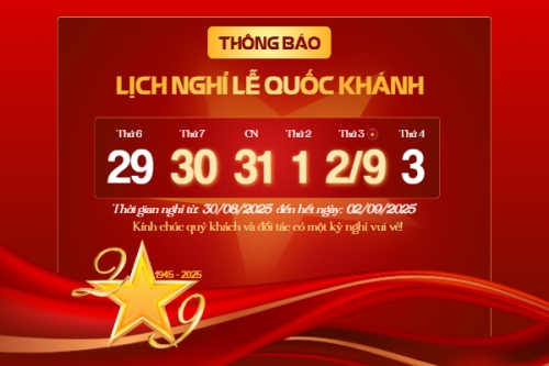 2/9, Quốc Khánh, lễ hội, thông báo, lịch nghỉ, Việt Nam, sự kiện, event, hiện đại, modern
