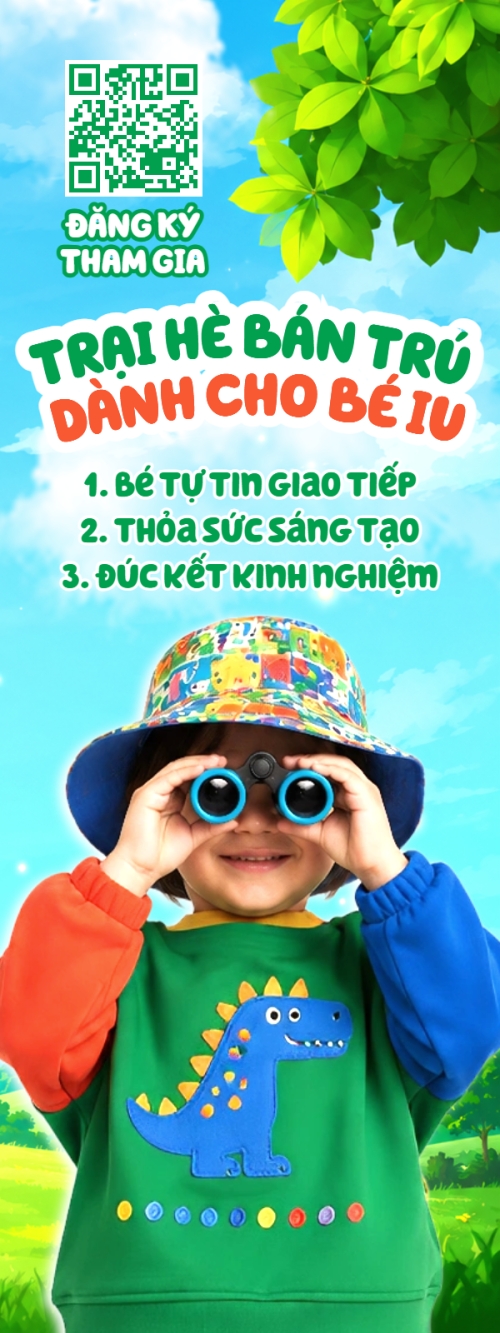 Trại hè bán trú dành cho bé iu