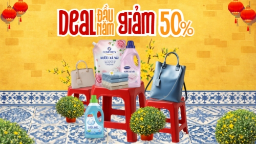 Deal đầu năm giảm 50%